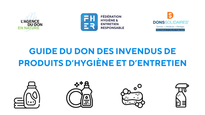 Don de produits d'hygiène et d'entretien