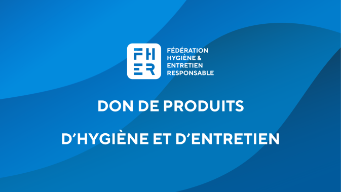 Don de produits d'hygiène et d'entretien